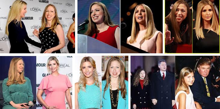 “Side Example of image search results for Chelsea Clinton and Ivanka Trump