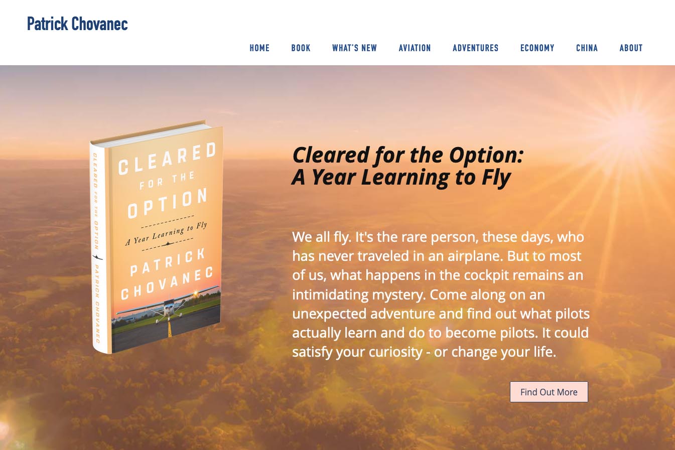 website design for an economic advisor and author